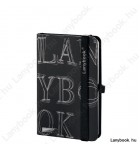 L-Y-O Reflex fekete/fekete A/6 jegyzetfüzet, vonalas